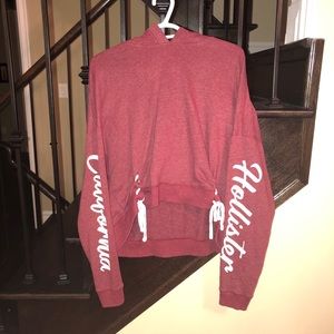 Hollister Cropped Hoodie